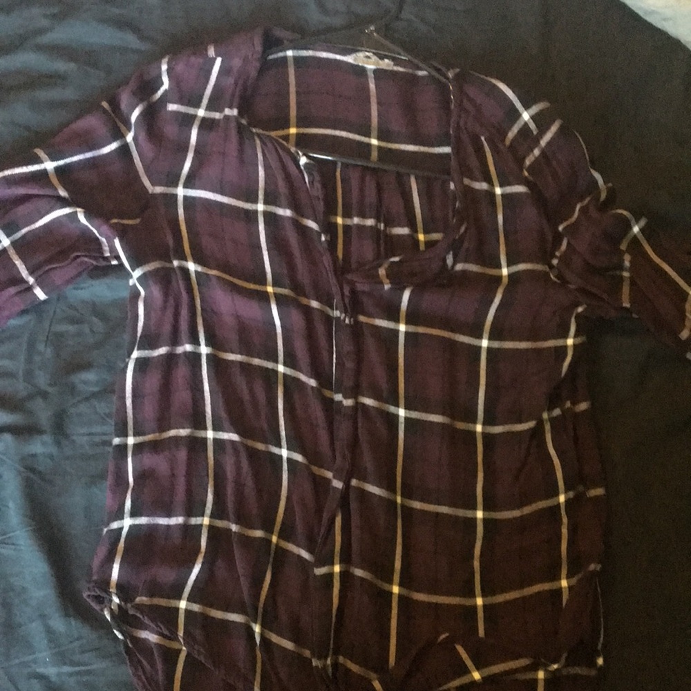 Purple flannel Charolette Russe